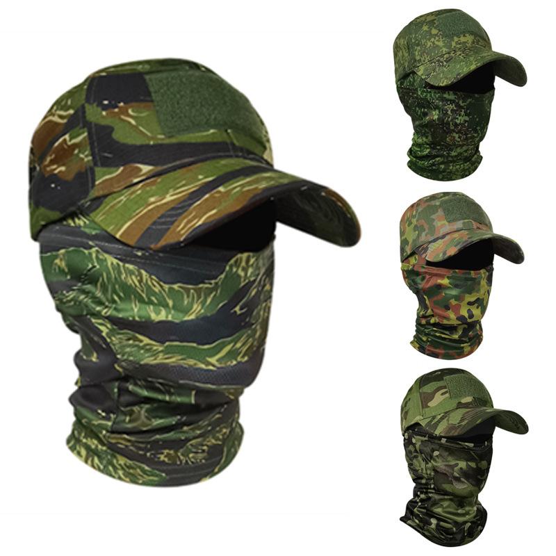 Product Introduction of Mũ Rằn Ri Cho Nam, Balaclava Đi Bộ Đường Dài Trong Rừng, Che Toàn Bộ Khuôn Mặt, Mũ Đội Đầu Quân Đội, Mũ Đạp Xe Thoáng Khí Cho Nam, Chống Tia UV, Mùa Hè 10