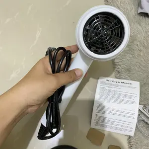 HOKKY-SHOP FASHION HAIR DRYER PROFESSIONAL  Ion Negatif Pengering rambut Kecepatan Tinggi 600W Household Safe Quick Multifunction International Warranty Manufacturer Warrenty Hairdryer