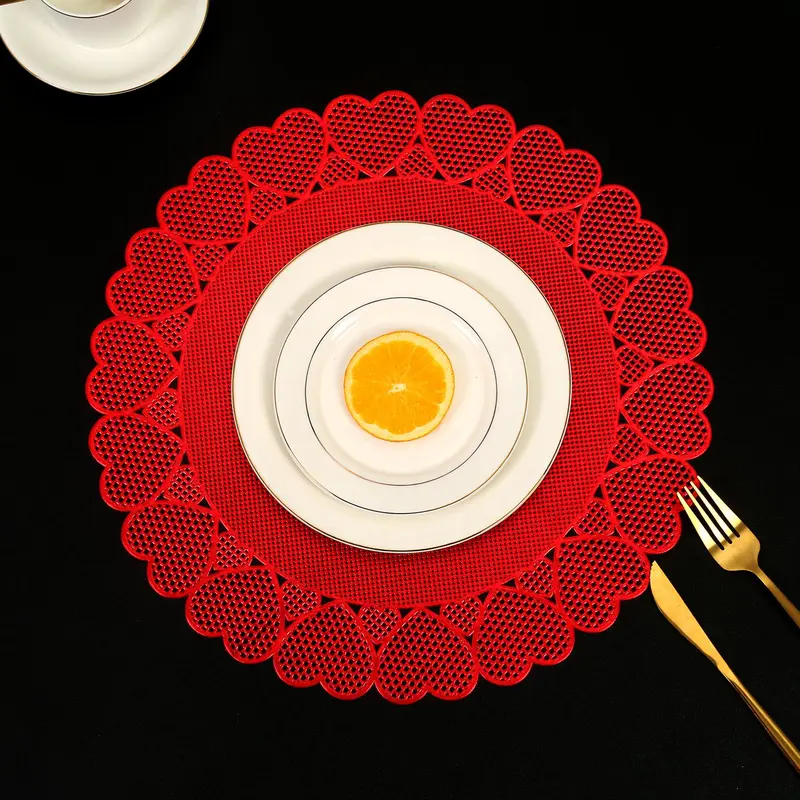Creative Hollow Placemats, Heat-resistant & Anti-slip Table Mats, Exquisite Tableware Accessories For Home & Restaurant 5