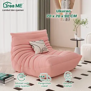 GreaME Sofa Santai / Sofa Single / Bedroom Sofa /Busa Bahan Sofa Malas/Sofa Ruang Tamu