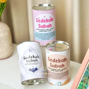 Celengan Sedekah Subuh Souvenier Celengan By Maximashop_Bogor Blue Pink Plastik