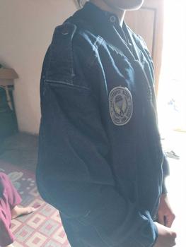 Product Review of JAKET BOMBER MODEL  BORDIRAN SIMPLE VARIAN WARNA BIRU TUA & BIRU MUDA Denim Jeans Nyaman Panjang Pria Top Distro Keren Atasan Casual from R**l 1