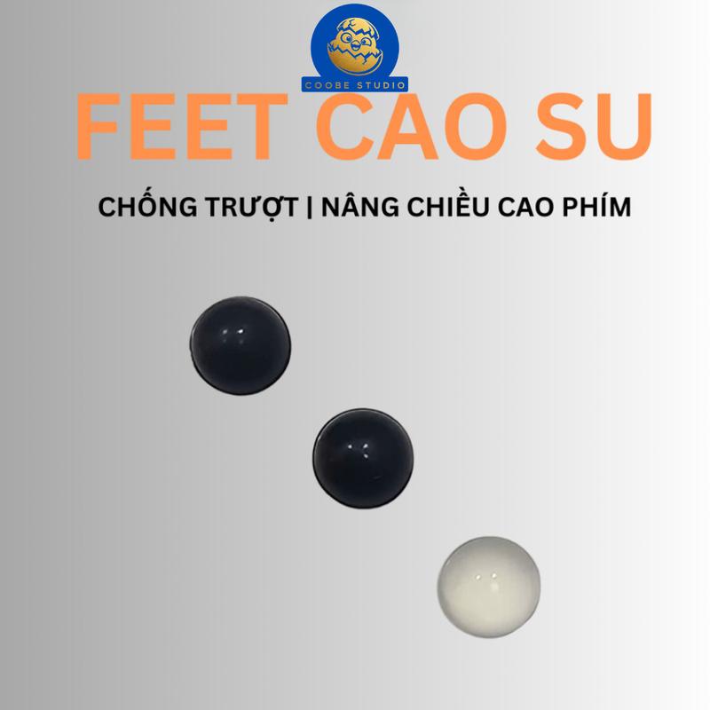 Feet Cao Su Silicon | Chống Trượt Cho Bàn Phím Cơ | Nầng Chiều Cao Phím | Chống Mỏi | TTKeyboard