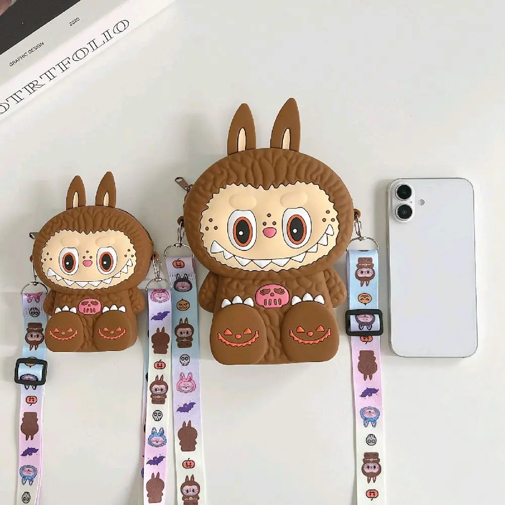 Tas Slempang Labubu 3D Muat Hp Multifungsi