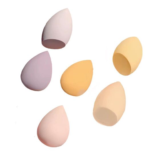 3K BLENDER SPONS BENTUK TELUR SET ISI 3 PES | SPONS LEMBUT | PUFF KERING DAN BASAH| R4