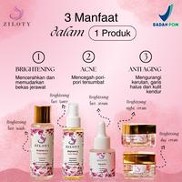 Gambar ZILOTY Brightening Day Cream 10 Gram -Anti UV - Mencerahkan Wajah - Memudarkan Flek Hitam, Kerutan - Mengatasi Jewatan, Beruntusan Untuk Semua Jenis Kulit dari Ziloty Skincare Kab. Tangerang 4 Tokopedia