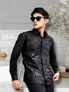 Kemeja Batik Pria Lengan Panjang MOTIF PUSAKA 100% Katun Prima Printing Pekalongan - Ukuran M-L-XL-XXL - Baju, Keren Seragam Kantor Formal
