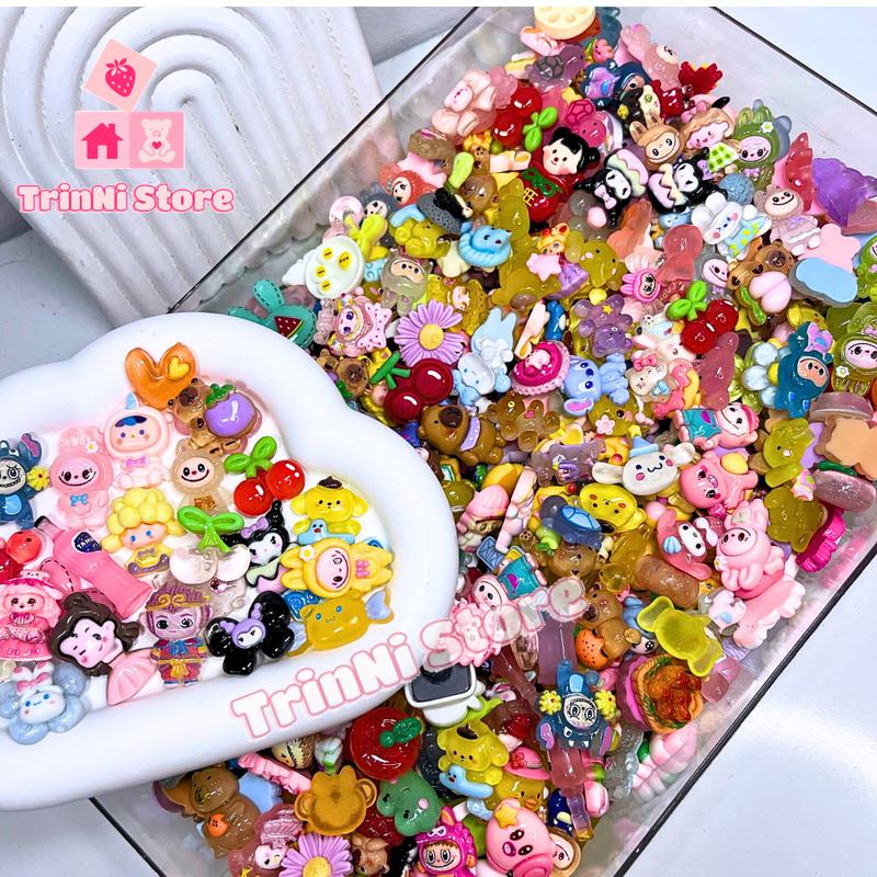    Tự xé   Combo 100 túi mù charm mô hình nhân vật bên labulabu capypara  combo 50 túi   ... _làm đồ chơi trang trí ốp lưng gương cầm tây Toy   có phát sáng và không phát sáng    