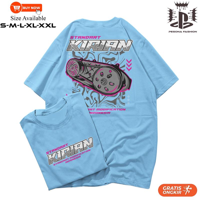 Kaos Racing Standar Kirian Std Motor Matic Gank Modification Indonesia Baju Distro Tshirt Otomotif 1