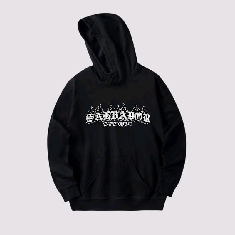 Hoodie S4lvador Dali Terbaru Sweater Distro Fleece Unisex Untuk Umum Elegant Wine sweater hoodie cowok 1