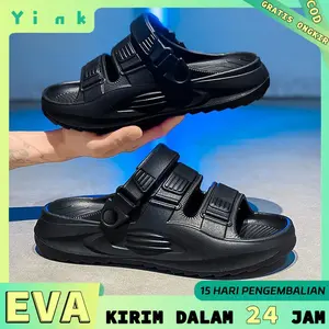 Yink Sandal Selop Pria Terbaru Keren Premium Empuk EVA Sepatu Sendal Pria Kekinian Dewasa Cowok Casual Anti Slip