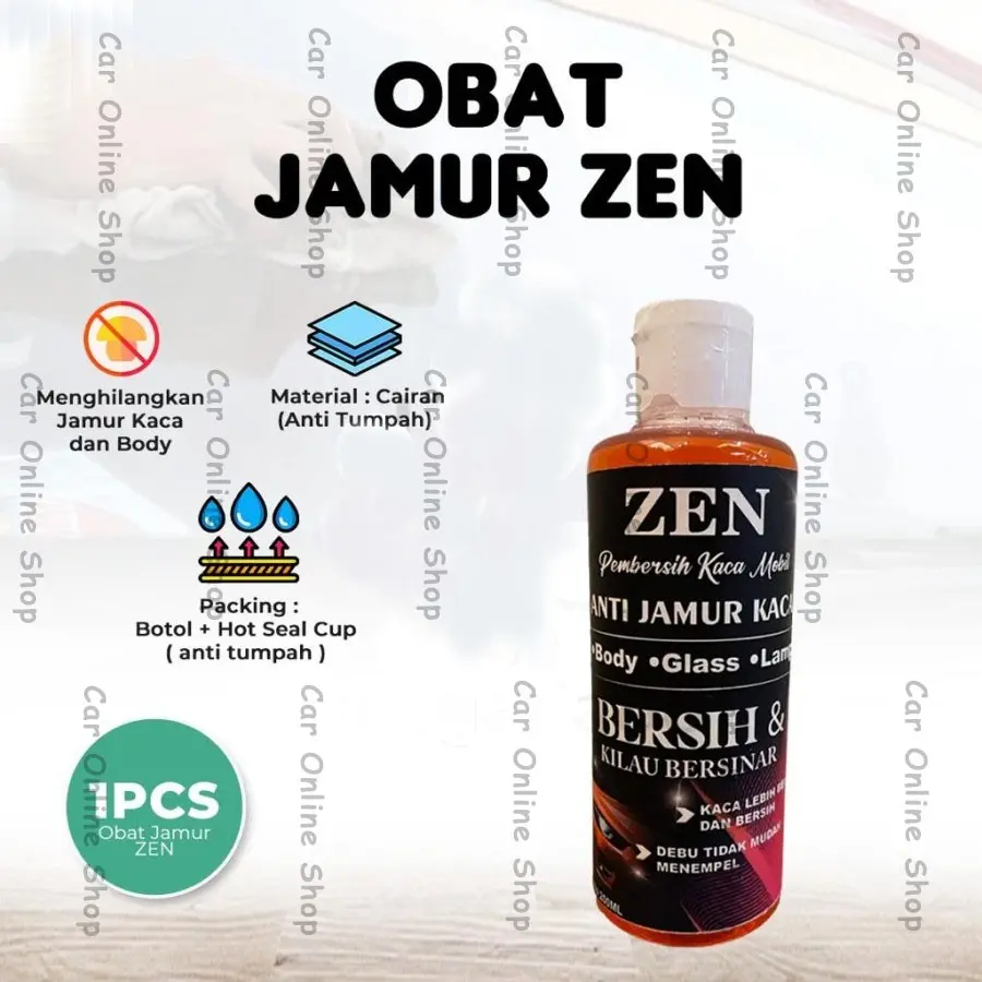 Obat Pembersih Jamur Kaca Mobil Cairan Penghilang Kerak Serbaguna