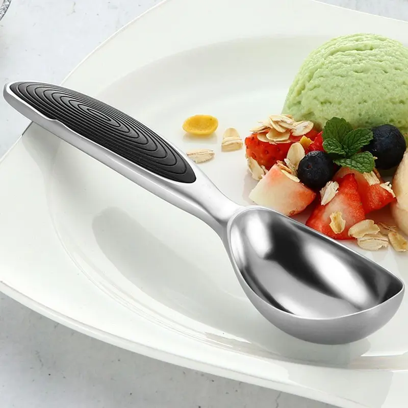 Ice Cream Scoop, Non-slip Handle Ice Cream Ball Making Tool, Durable Spoon for Cookie Dough, Baking Tool for Home and Commercial Use, Kitchen 2