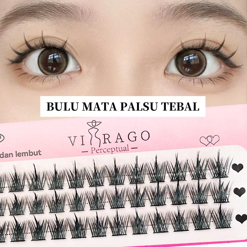 LELAND Bulu Mata Palsu Lembut Alami Bulu Mata Palsu Untuk Bulu Mata Palsu Tersegmentasi | Eye Make Up Aksesoris 2