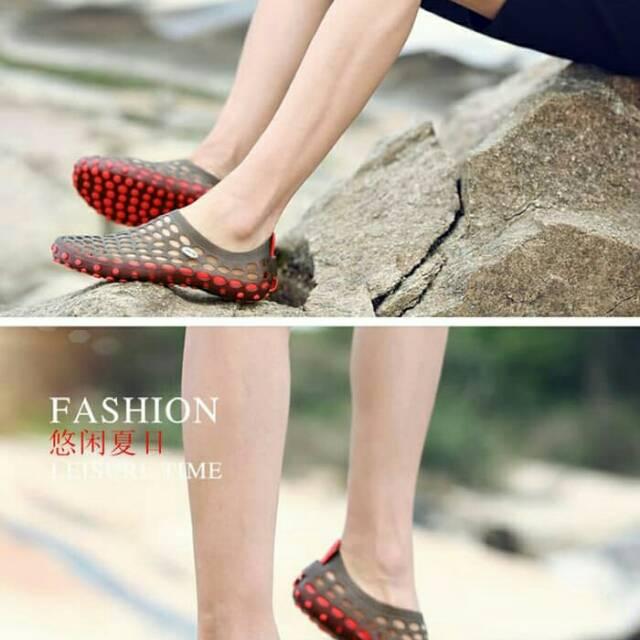 Sepatu Sandal Pantai Aqua Shoes Sendal Air Water Shoes Sepatu Jaring Sepatu Olahraga Air Outdoor 3