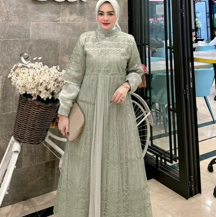 gamis lebaran ziva dress terbaru original 6
