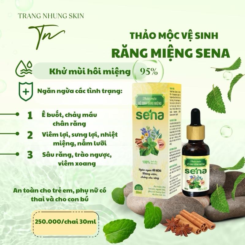 [DEAL HỜI] Serum răng miệng SENA - Chai 30ml - Thảo mộc vệ sinh răng miệng - Dạng serum Xịt Thơm Miệng