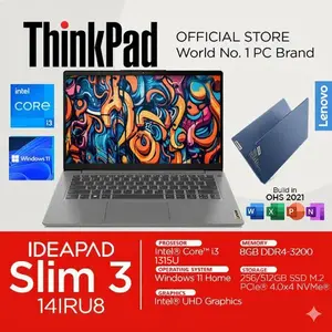 Lenovo Ideapad Slim 3 Core i3 1315U 8GB 512SSD FHD 14 Inch Windows 11 OHS 14IRU8 5PID
