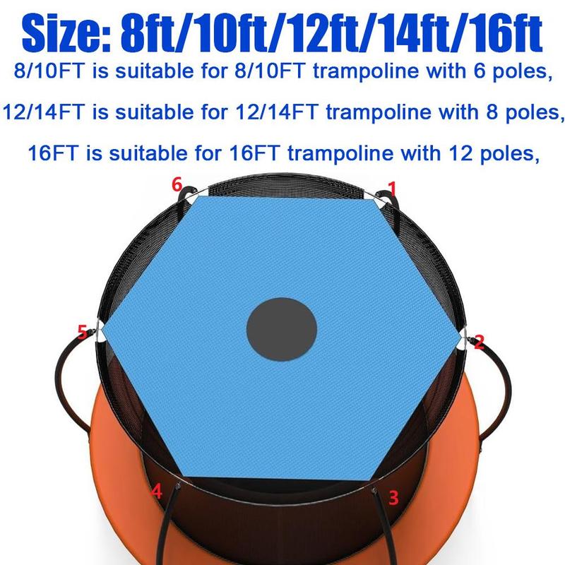 Product Introduction of Children's Outdoor Trampoline Sunshade T8B9 42