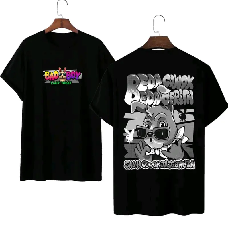 KAOS KATA-KATA BAD BOY BEDA COWOK BEDA CERITAB Baju Keren Dewasa Tulisan Cowok Atasan Lembut Pria Distro Kata Motif Hitam Unik Sablon Katun Santai Tshirt Nyaman Casual Oblong 0