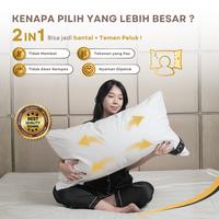 Gambar Paket 1 Bantal+1 Guling Hotel Bulu Angsa Asli, King Royal 70% Down dari ddpillow Kota Administrasi Jakarta Barat 4 Tokopedia