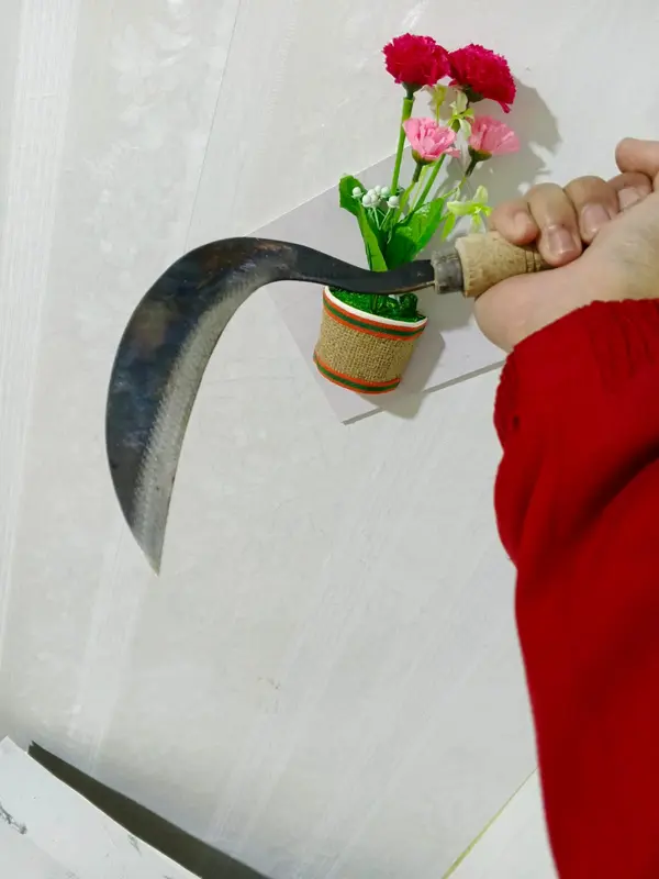 arit mini pemangkas padi dan rumput terbuat dari baja hss 4