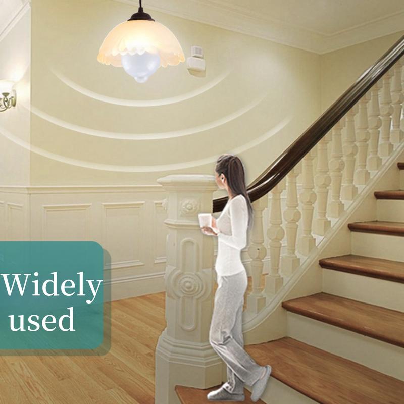 Product Introduction of E27 motion sensor LED bulb 12W ultra bright yellow light automatic switch human infrared sensing bulb Suitable for garage corridors, staircases, bathrooms, storage rooms, induction lighting 15