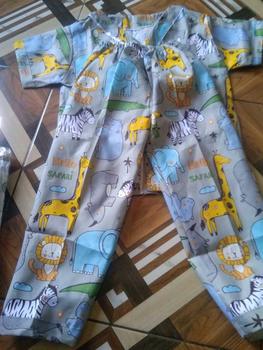 Product Review of Belovya Bajur Tidur Anak Laki-laki Tanpa kerah Usia 1-12 Tahun Minizoecoko Katun from d**y 1