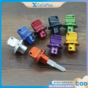 Kunci Kontak Cover CNC Universal Motor Mobil Hiasan Berlian Anti Copot Aksesoris Stelan Ringan