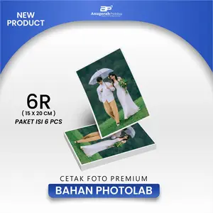 Cetak Foto 6R Photo Lab Kualitas Tinggi Semi Glossy Tanpa Bingkai