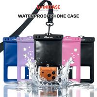 Gambar Winkcase Waterproof Phone Case Pouch Kantong Pelindung HP Anti Air Anti Bocor - Black dari Winkcase Store Kab. Tangerang 1 Tokopedia
