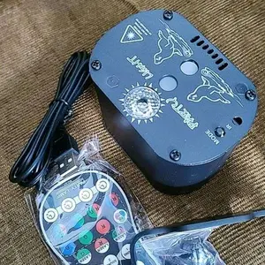 lampu diskotik dugem lampu sensor suara 60 pola lampu kilat KTV bar lampu panggung laser cocok untuk perayaan festival