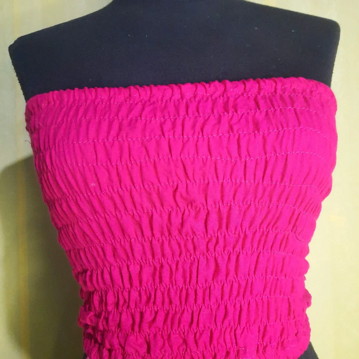 TOP KEMBEN KERUT,Rayon Premium/Croptop sexy Wanita