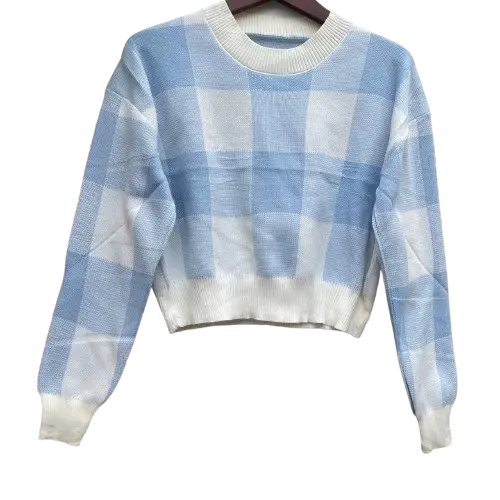 BAJU ATASAN WANITA RAJUT KOTAK KOREAN STYLE CROP RECOMENDED BLOUSE 3