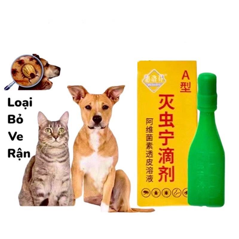 Thuốc Trị Bọ Nhỏ Gáy Phòng Và Trị Bọ Chết Ve Trên Chó Mèo.TQ