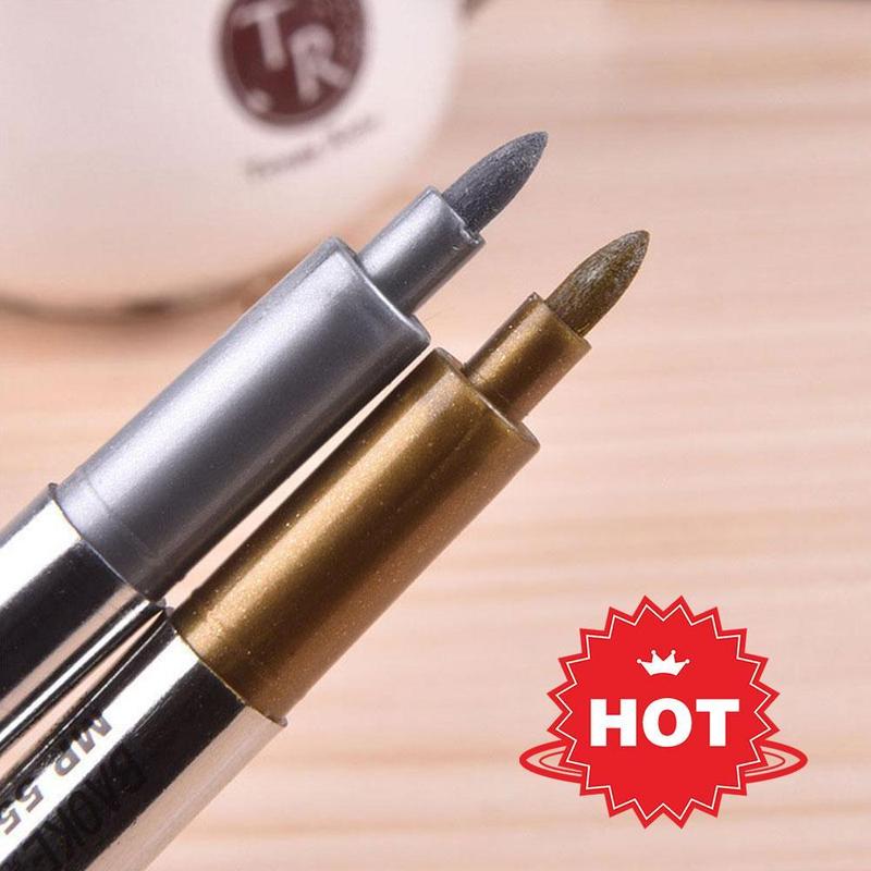 Product Introduction of 1pcs Craft Pen Marker Pen Signature Pen Metallic Luster Signature Quality Durable Constant Good W3O9 29
