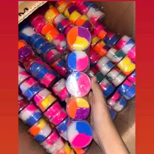 slime mangkok pelangi isi 10pcs