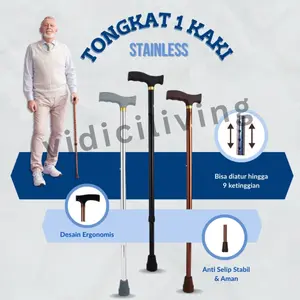 TONGKAT JALAN 1 KAKI/ALAT BANTU JALAN/TONGKAT STAINLES RINGAN DAN KUAT TONGKAT JALAN 1 KAKI/ALAT BANTU JALAN/TONGKAT STAINLES RINGAN DAN KUAT