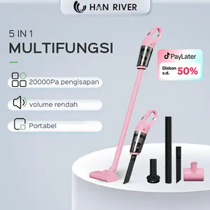 [COD] HAN RIVER Vacuum Cleaner Portabel Hisap Dan 5 In 1 Anpa Kabel Genggam Penyedot Debu
