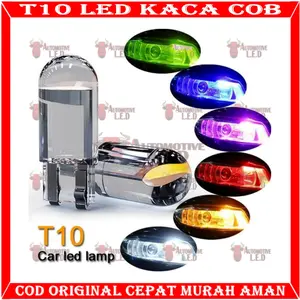 ORIGINAL LAMPU LED T10 RESIN FULL KACA 360 LAMPU SENJA LAMPU PLAT SUPER BRIGHT ORI