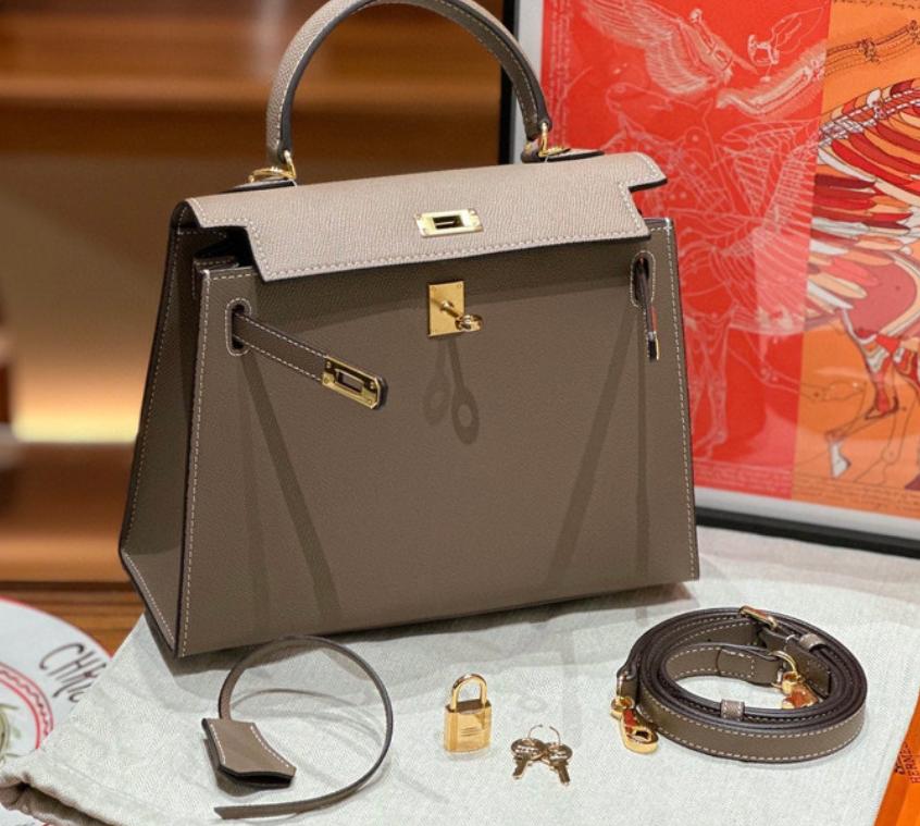 Kellvara 25 GOLD Hardware Epsom Genuine Leather Tas Kulit Asli Tas Wanita Hand Bag Sling Bag