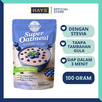 Gambar Findeli Super Oatmeal Blueberry Delight 100 Gram Dengan STEVIA Tanpa Tambahan Gula - Oatmeal Instan Rasa Blue Berry dengan buah blueberry - Instant oat - overnight oat dari HAYSFOOD Kota Administrasi Jakarta Utara 1 Tokopedia