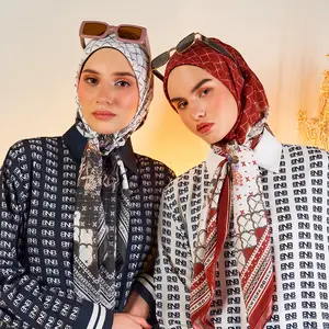 BRAND NO BRAND - VIRGINIA SCARF (SCARF // HIJAB SQUARE WANITA)