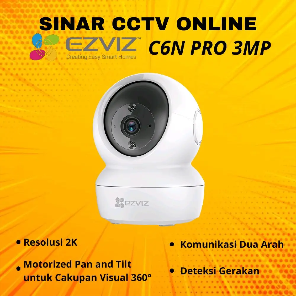 EZVIZ C6N SMART HOME 3MP IP CAM EZVIZ C6N PRO 3MP INDOOR