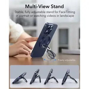 MAGNETIC RING STAND FOR IPHONE 15 /14 PRO FOR IPHONE 13 PRO MAX RING HOLDER FOR IPHONE 12 WITH ADJUSTABLE STAND