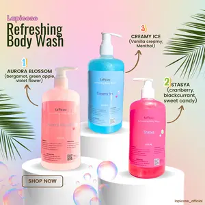[BPOM] Lapicose Refreshing Body Wash | Sabun Mandi 500ml Wangi Creamy