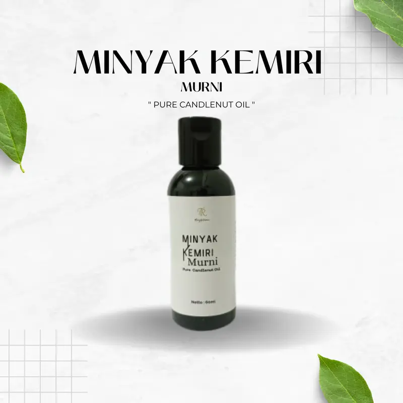 minyak kemiri asli murni 100% Penumbuh rambut Menumbuhkan Menebalkan Menghitamkan Perawatan Melembutkan Shampo 1
