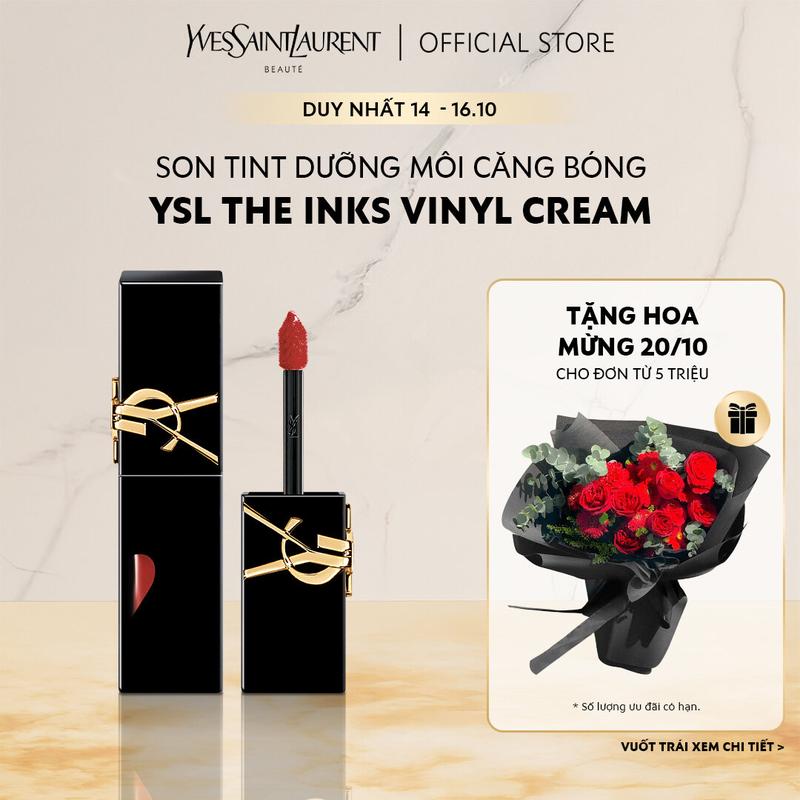 [DUY NHẤT 14-16.10] Son tint dưỡng môi căng bóng YSL THE INKS VINYL CREAM