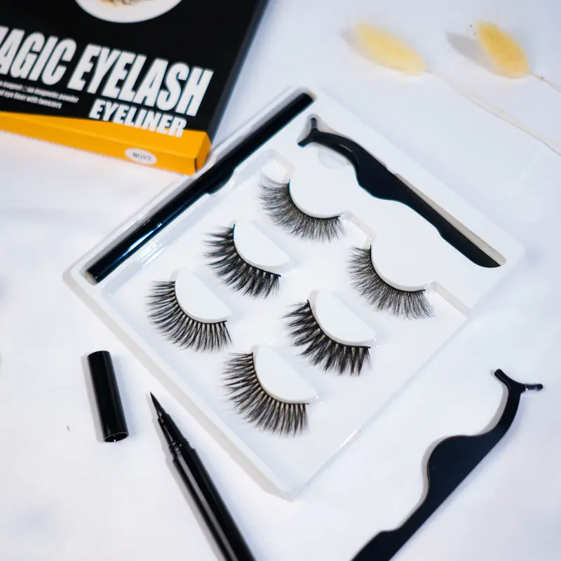 Bulu Mata Palsu MAGIC EYELINER & EYELASH Langsung Nempel - W022-03 1
