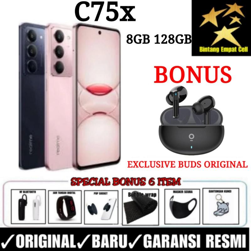 (EXCLUSIVE ANDRIYADISHOP) REALME C75 8/128 & 8/256 & C75X 8/128 GARANSI RESMI 3